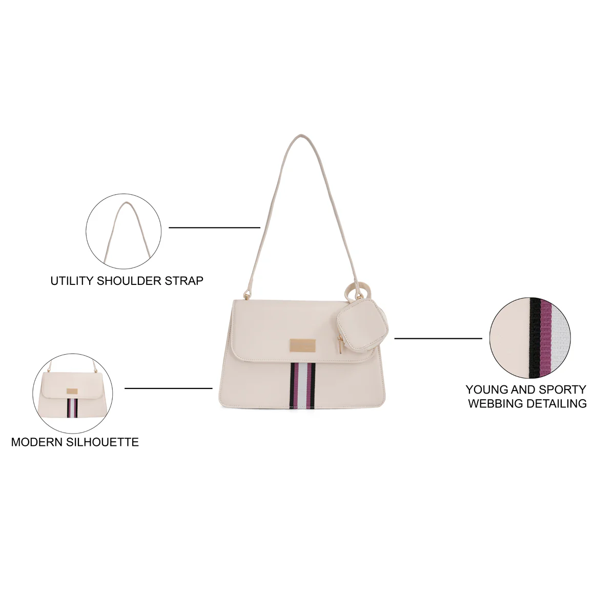 Aeropostale Agetha Womens Sling Bag - Image 4