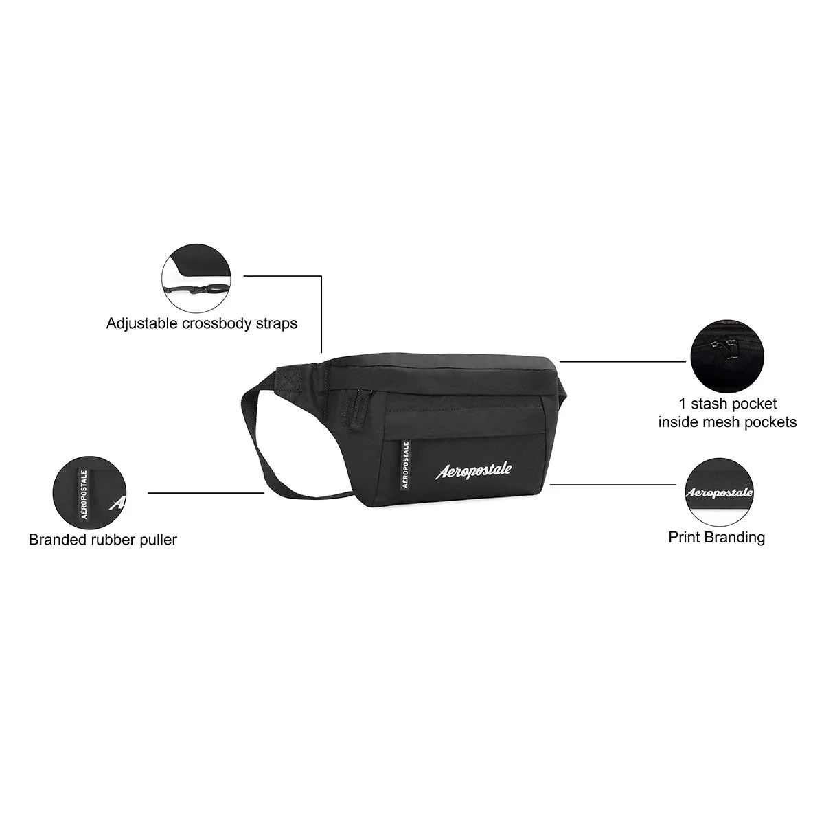 Aeropostale Arbor Waist Pouch - Image 4