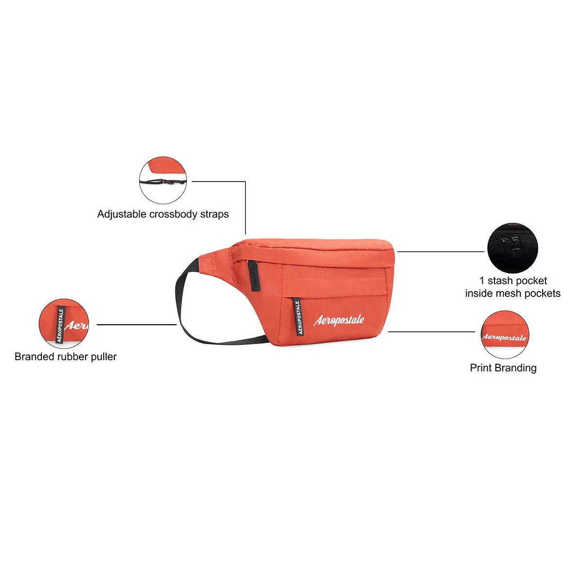 Aeropostale Arbor Waist Pouch - Image 6