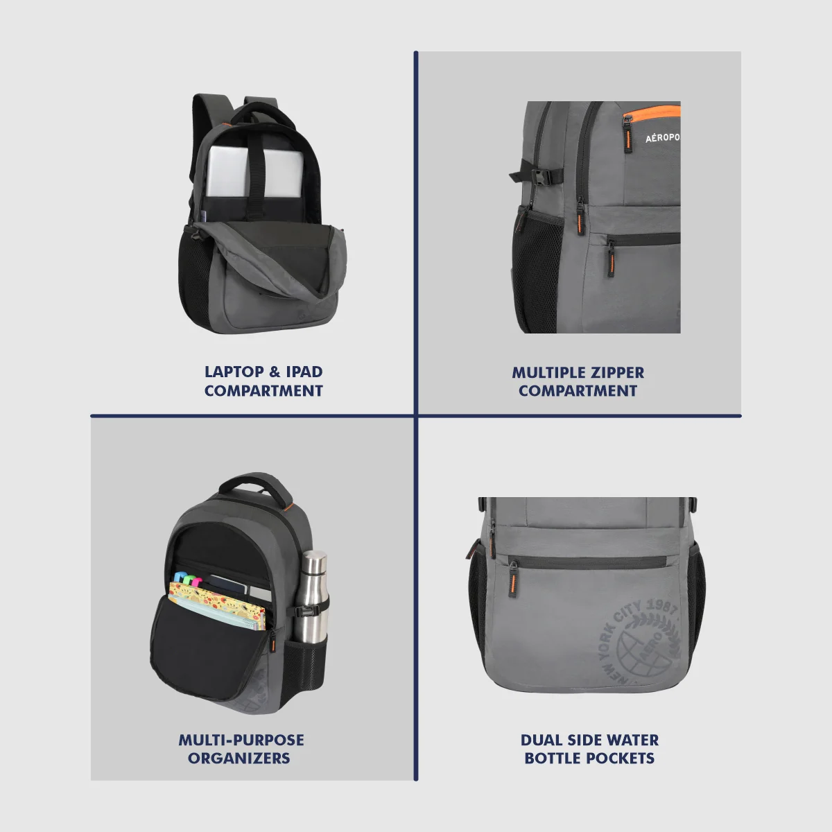 Aeropostale Basin Laptop Backpack - Image 4