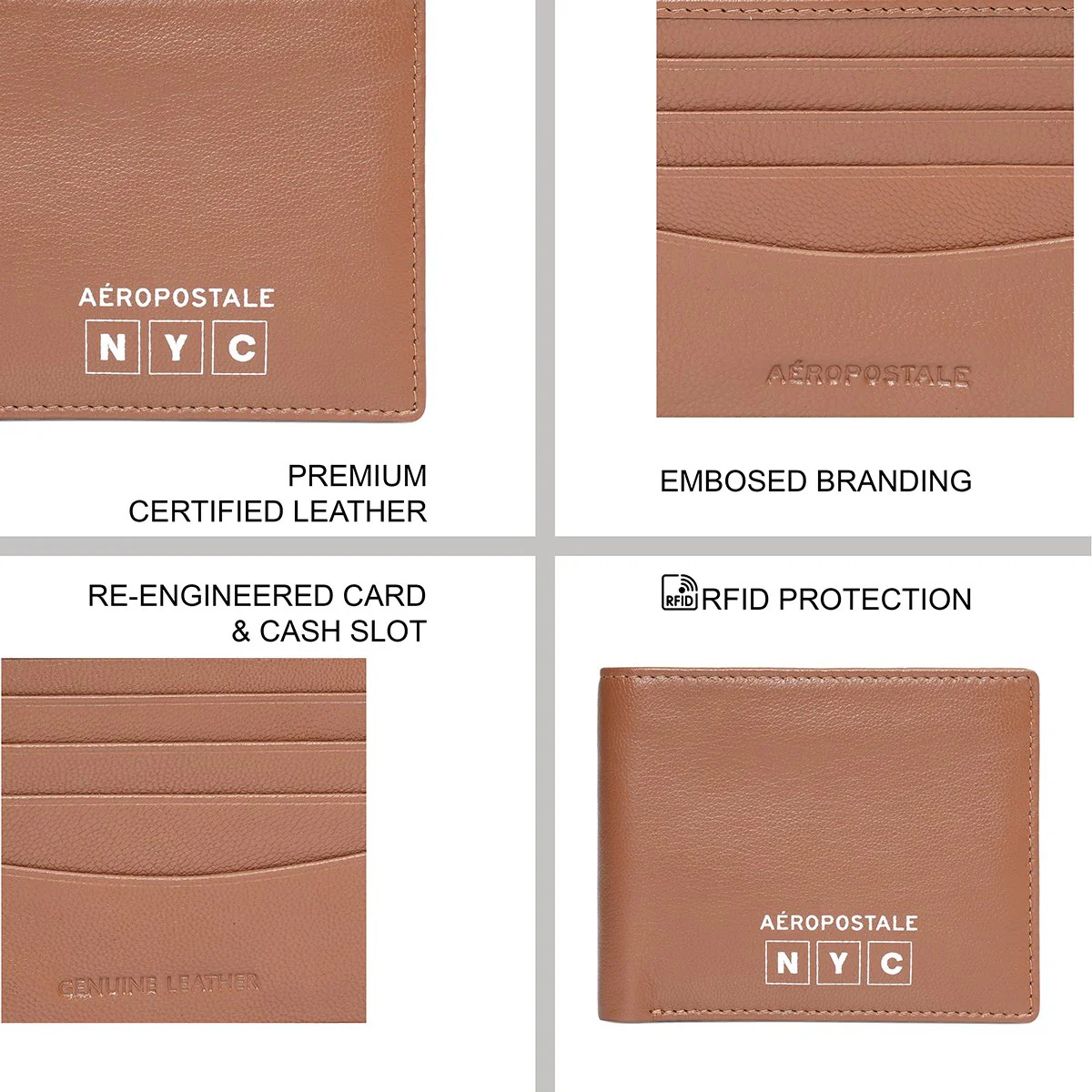 Aeropostale Carlsbad Men's Slimfold Wallet - Image 8