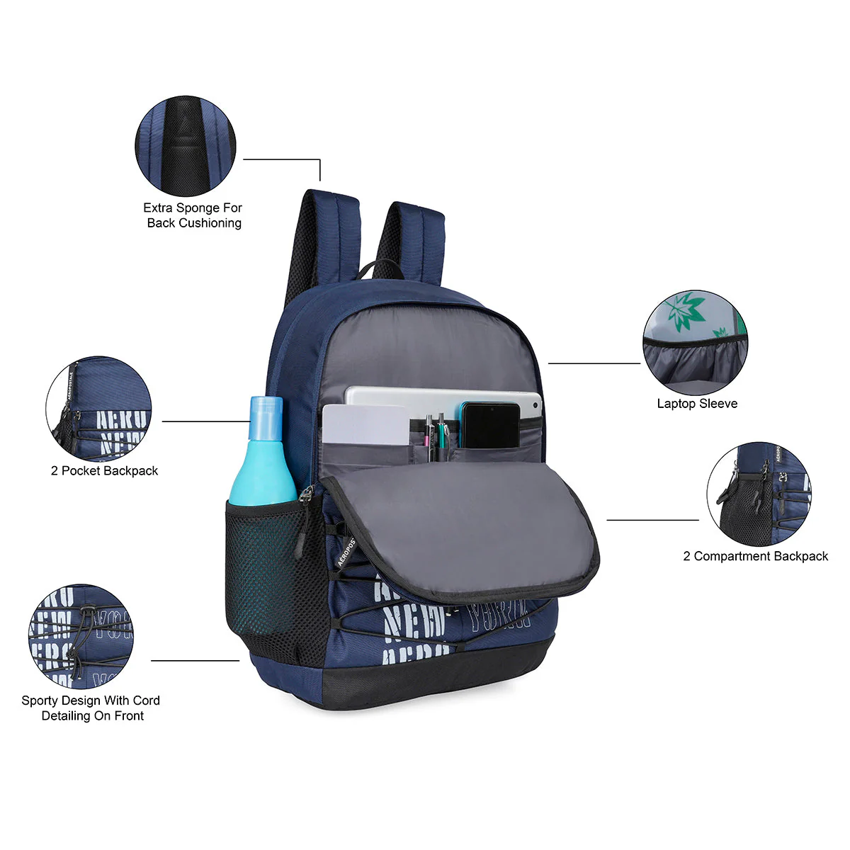 Aeropostale Coppell Non Laptop Backpack - Image 4
