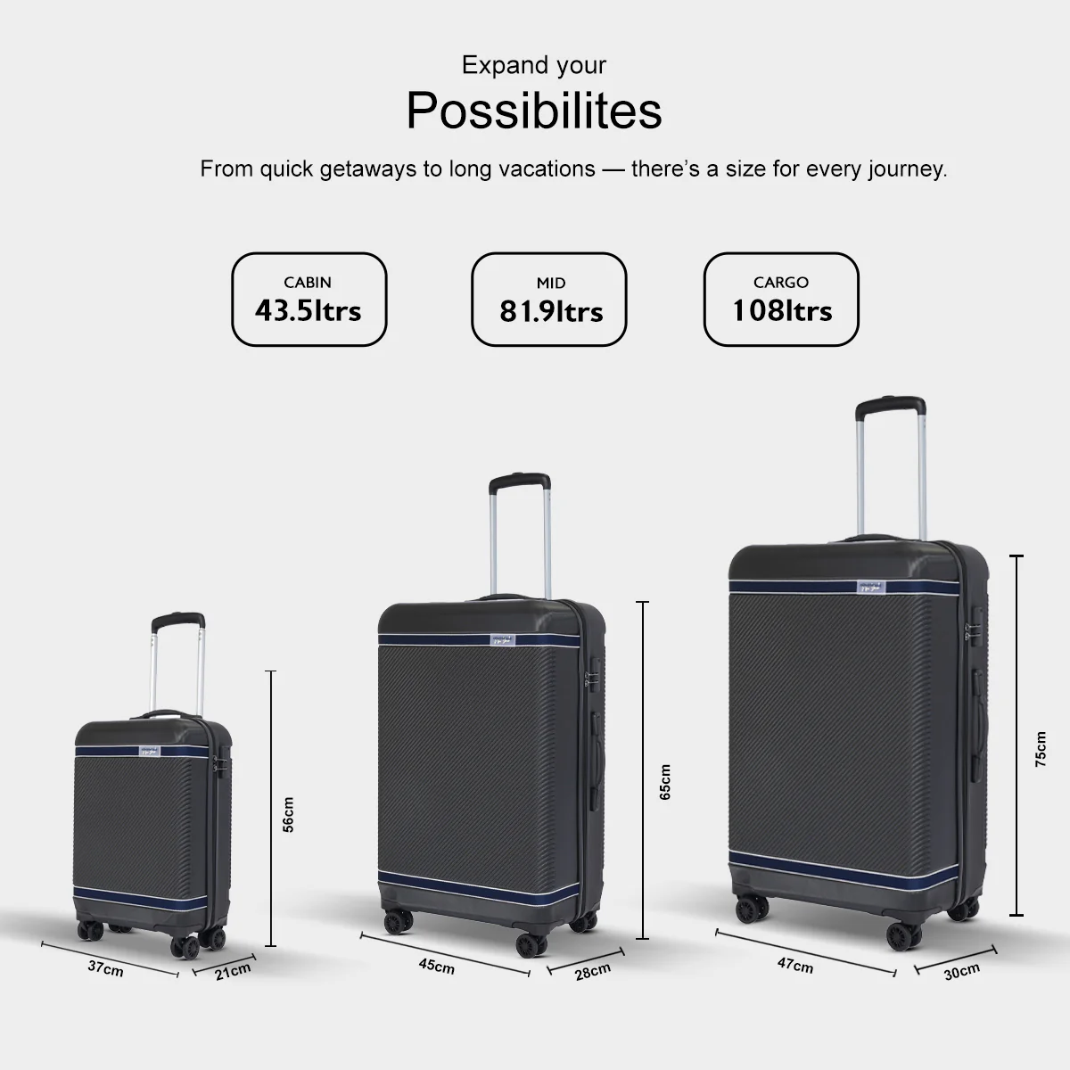 Aeropostale Denver Hard Luggage - Image 21