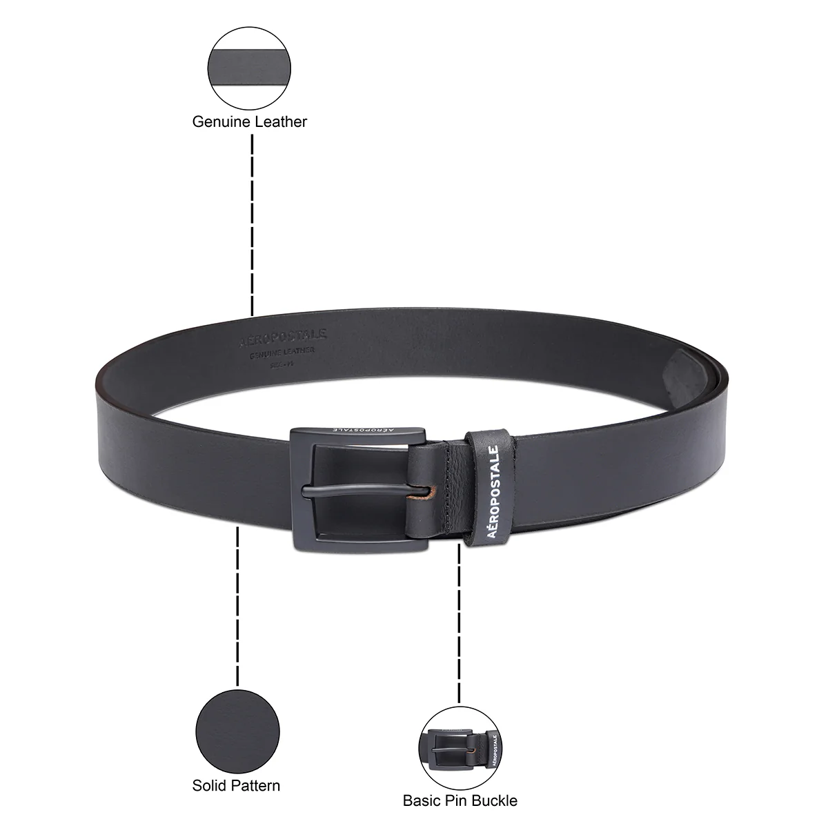 Aeropostale Jacksonville Men's Non Reversible Belt - Image 4