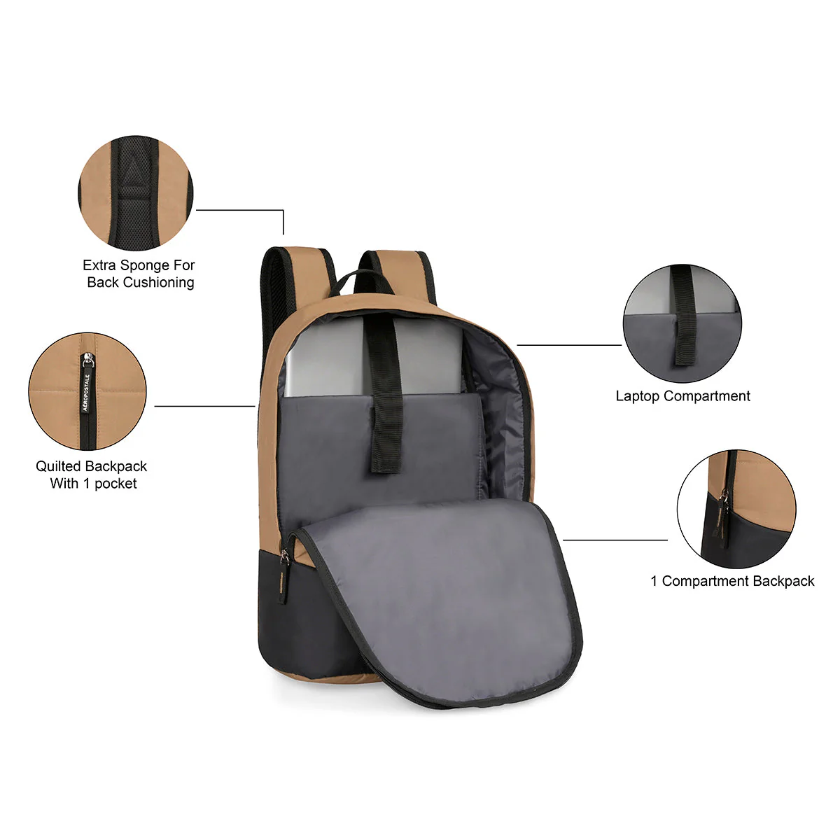 Aeropostale Knox Laptop Backpack - Image 4