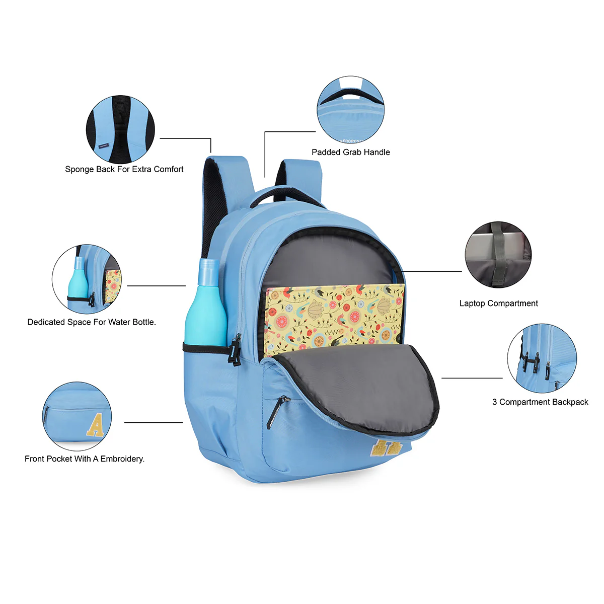 Aeropostale Marlin Laptop Backpack - Image 4