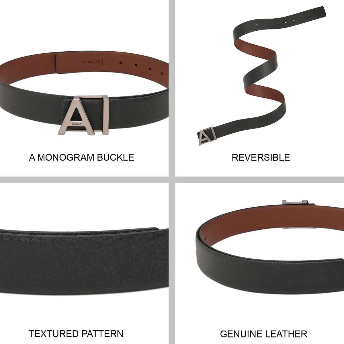 Aeropostale Miramar Men's Reversible Belt - Image 7