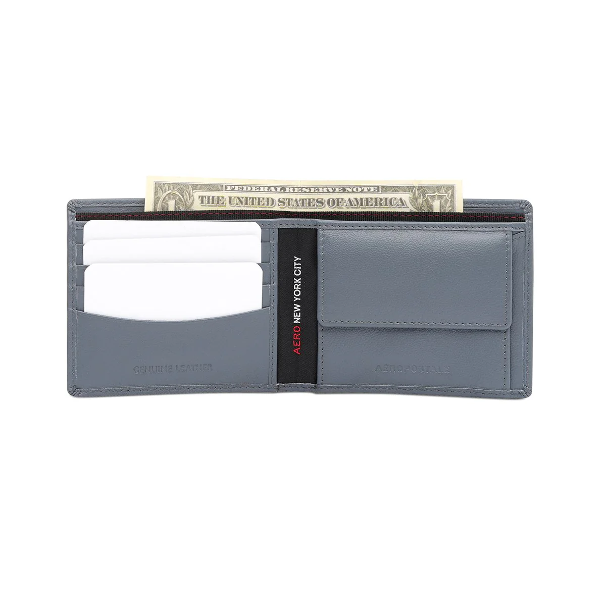 Aeropostale Norfolk Men's Global Coin Wallet - Image 6