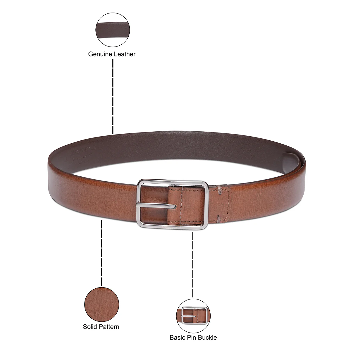 Aeropostale Pembroke Men's Non Reversible Belt - Image 4