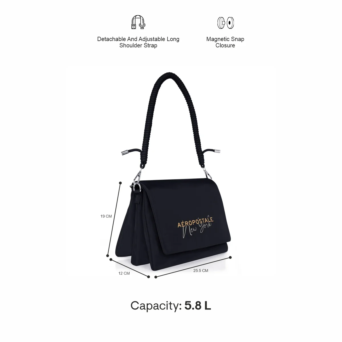 Aeropostale Porsuk Shoulder Bag - Image 3