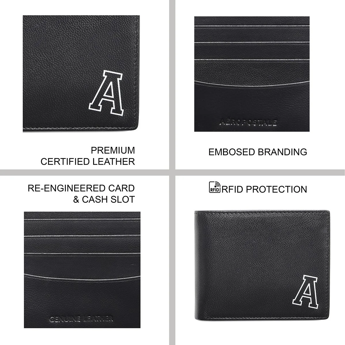 Aeropostale Springhill Men's Slimfold Wallet - Image 8