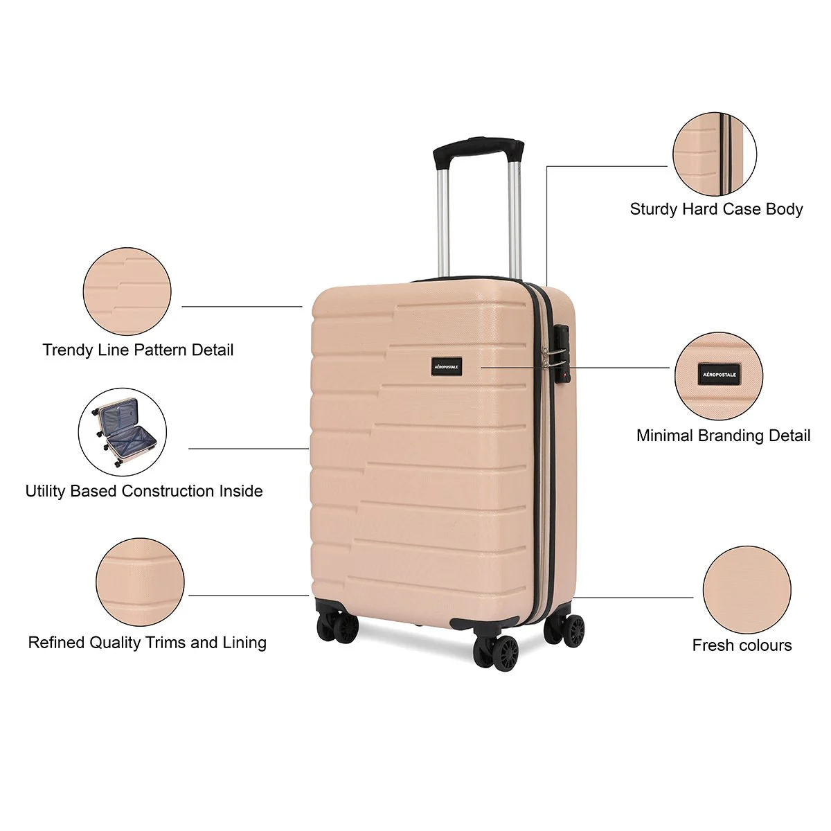 Aeropostale Stout Hard Luggage - Image 4