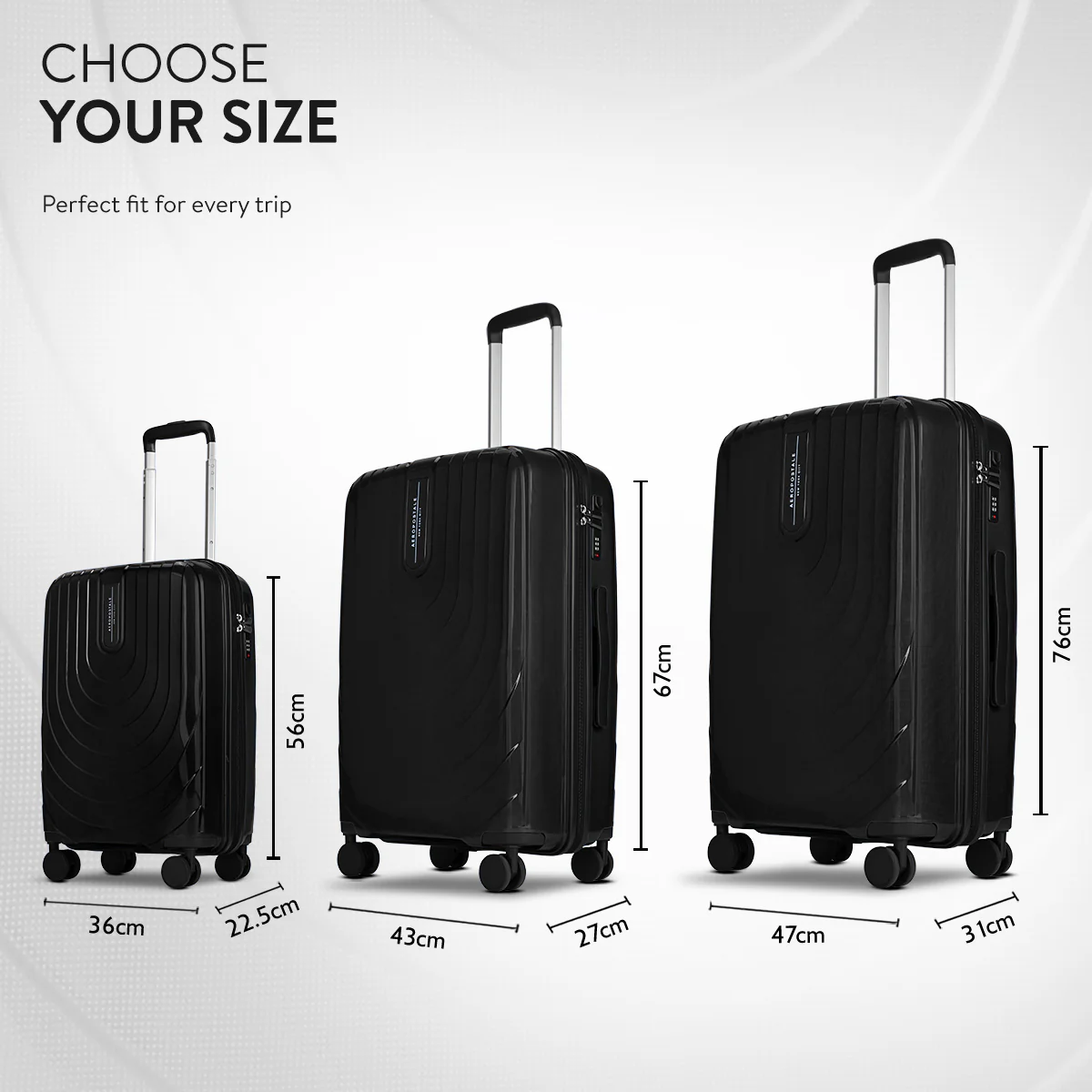Aeropostale The Curvy Eagle Hard Luggage - Image 10