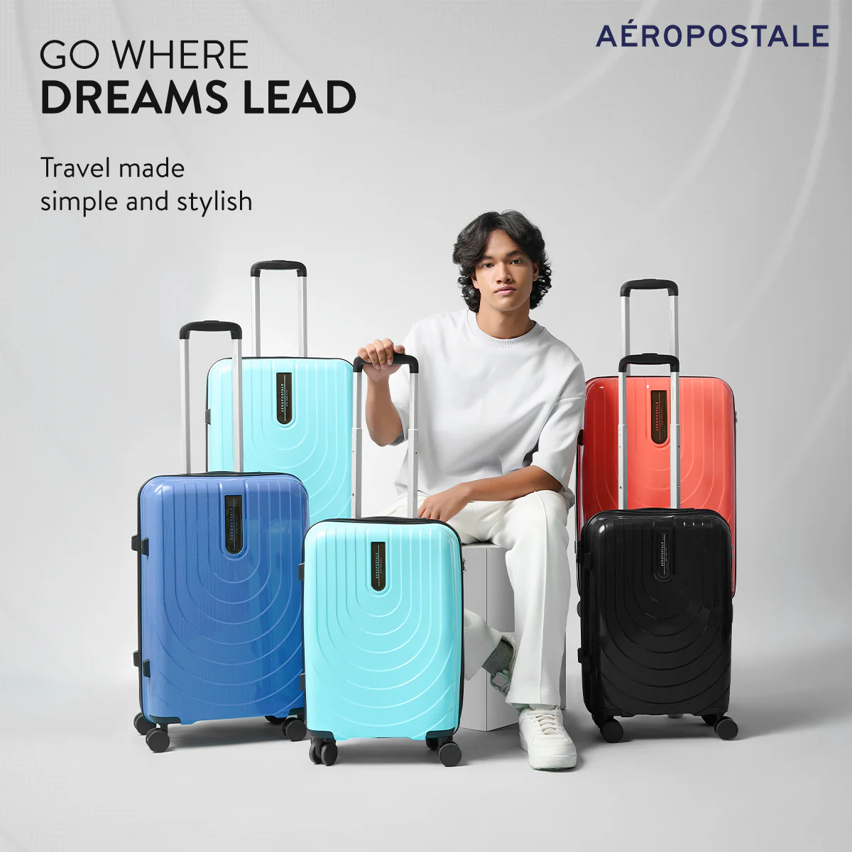 Aeropostale The Curvy Eagle Hard Luggage - Image 14