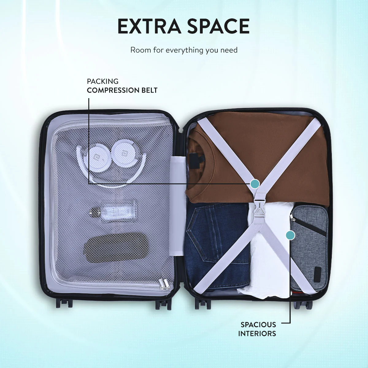 Aeropostale The Curvy Eagle Hard Luggage - Image 5