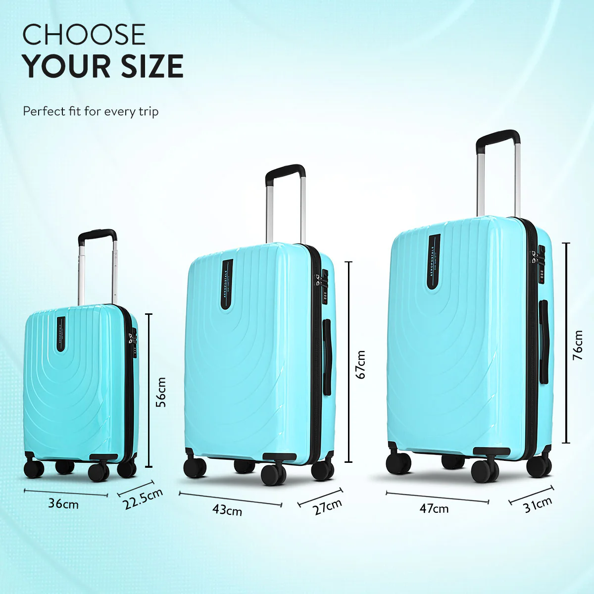Aeropostale The Curvy Eagle Hard Luggage - Image 9