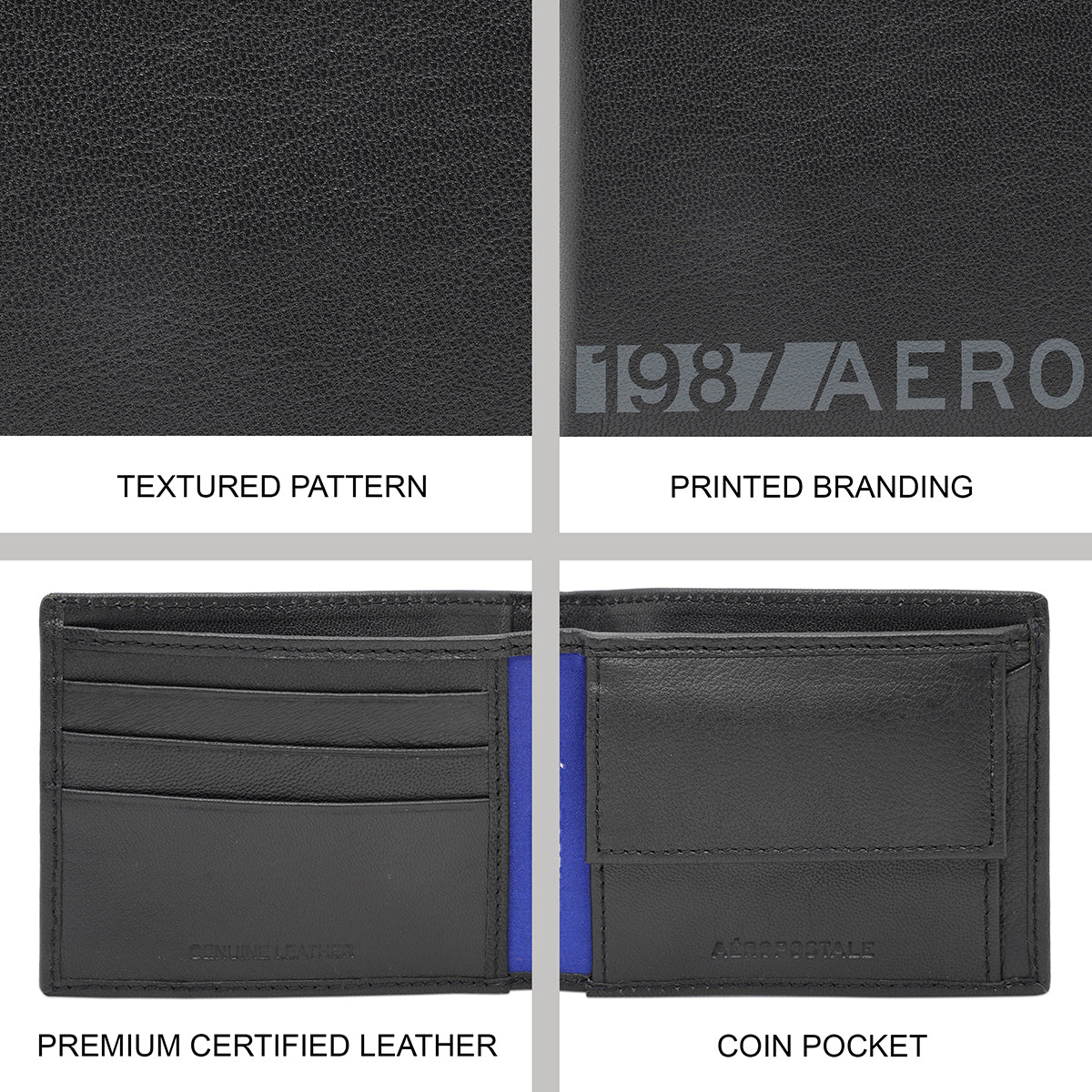 Aeropostale Valdez Men's Global Coin Wallet - Image 5