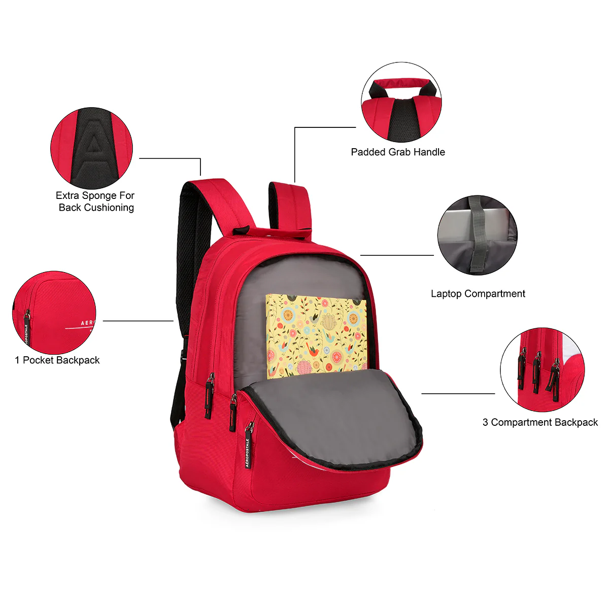 Aeropostale Wilton Laptop Backpack - Image 4