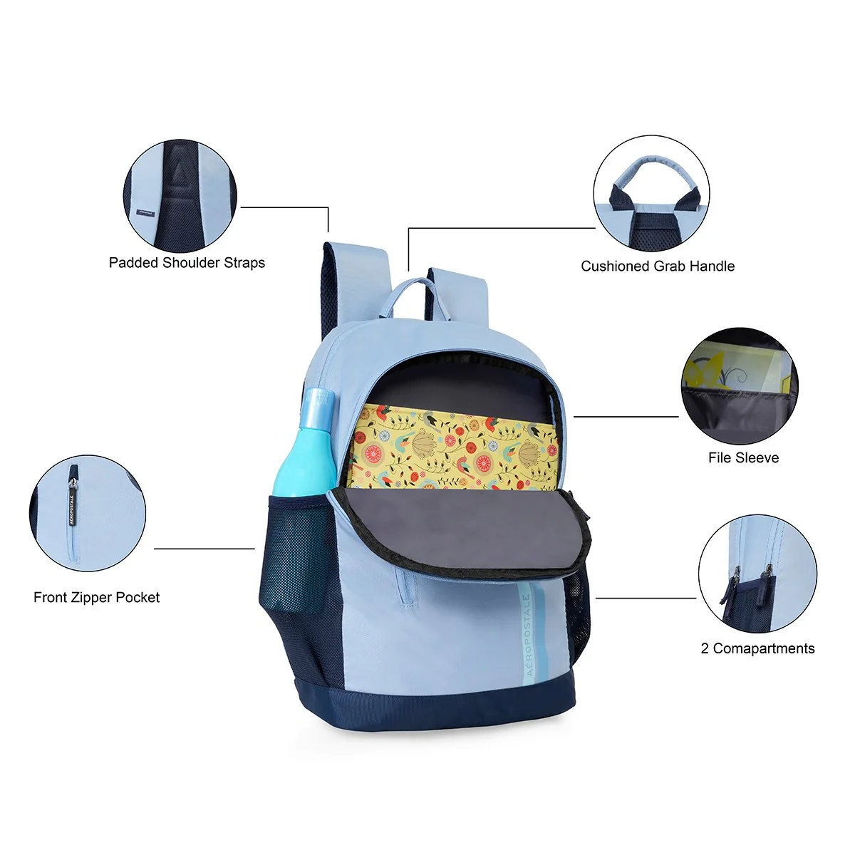 Aeropostale Xenia Non Laptop Backpack - Image 4