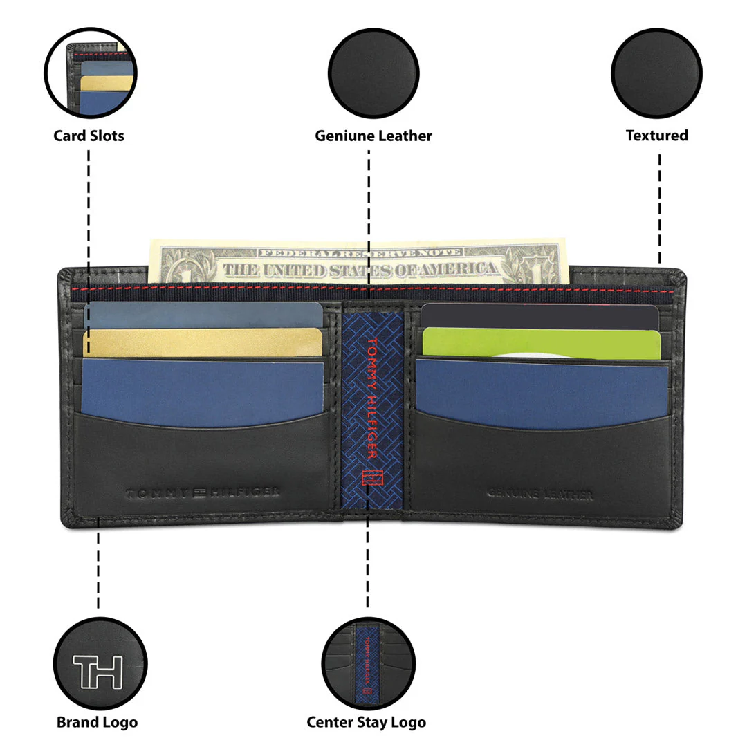 Tommy Hilfiger Gavin Men's Leather Slimfold Wallet - Image 4