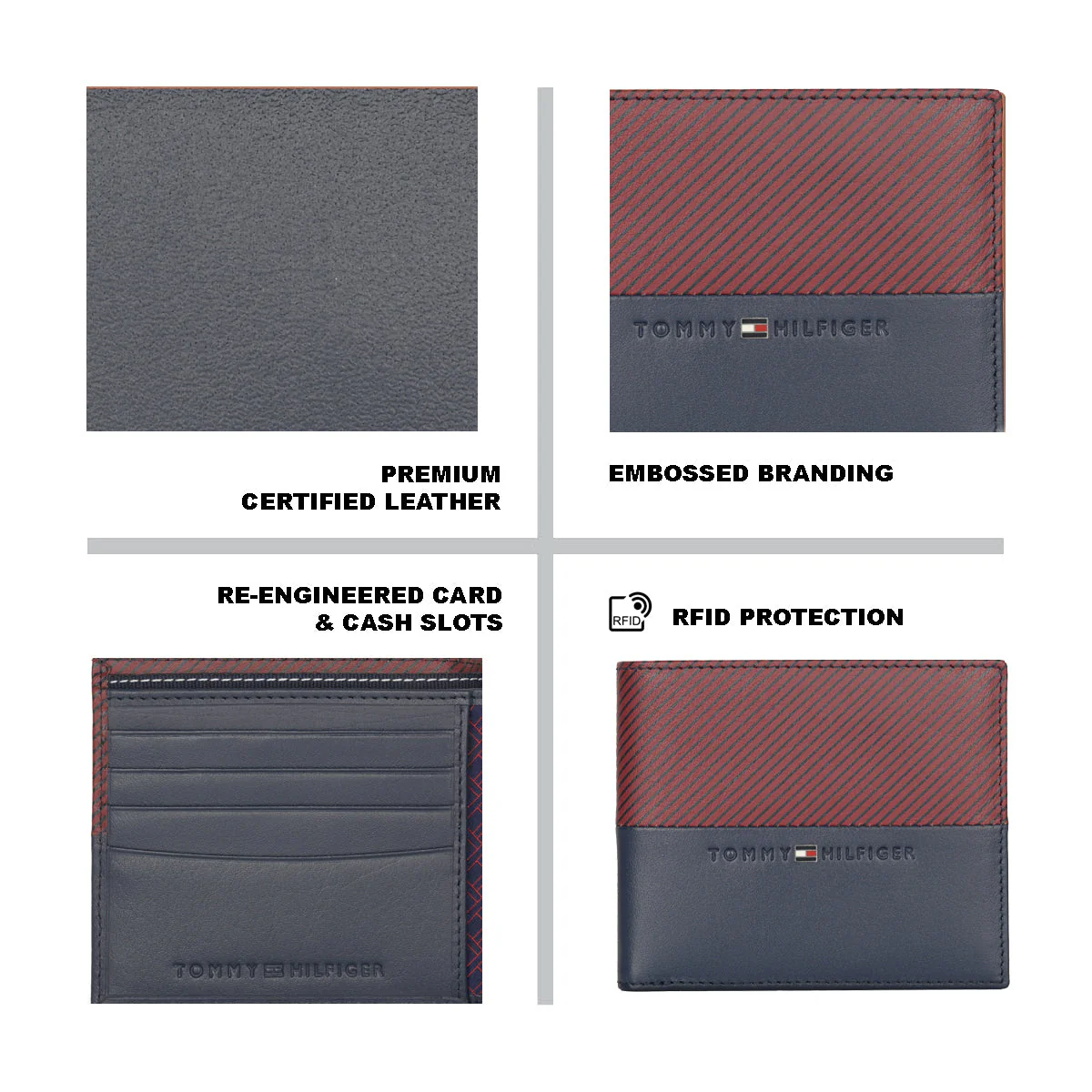 Tommy Hilfiger Slinger Men’s Global Coin Wallet - Image 4