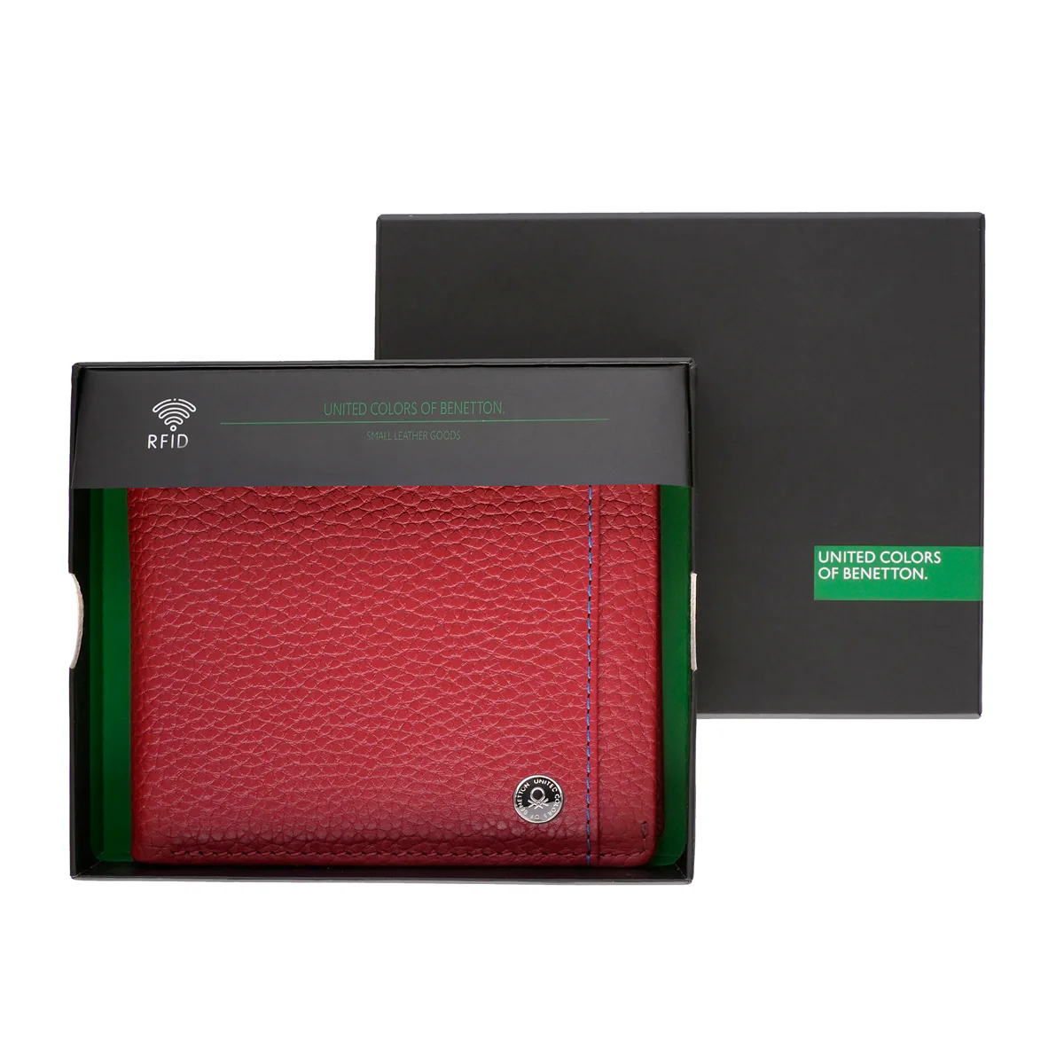 United Colors of Benetton Donato Men's Global Coin Wallet - Image 7
