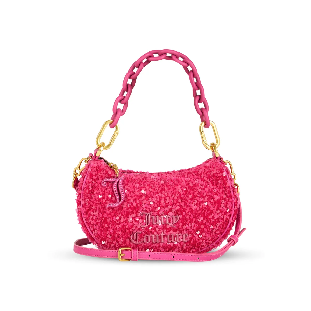 Juicy Couture Blossom Paillettes Women's Small Hobo
