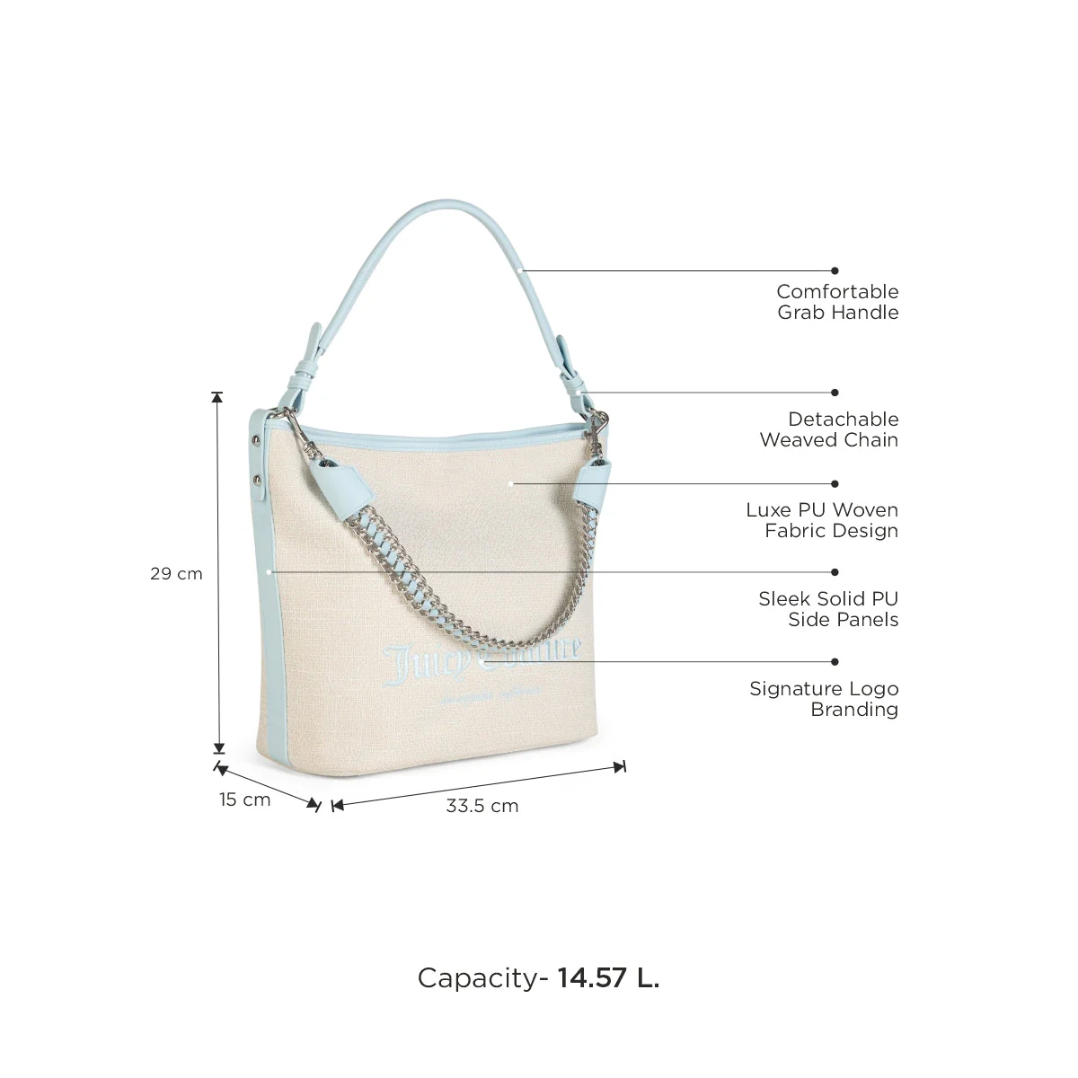 Juicy Couture Ceci Womens Hobo - Image 3
