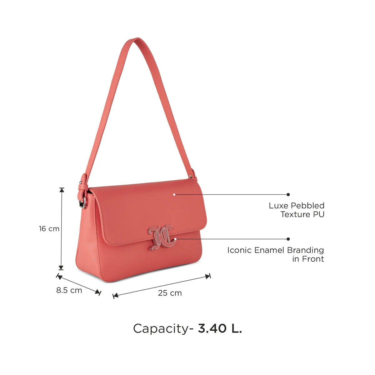 Juicy Couture Dangelis Womens Shoulder Bag - Image 3