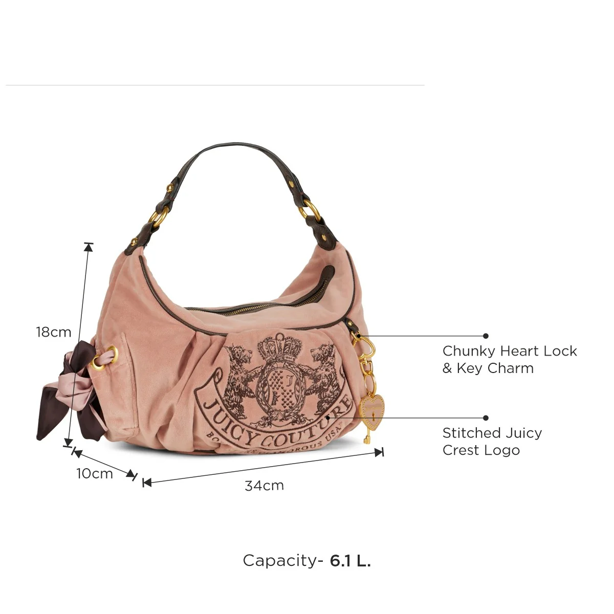 Juicy Couture Daydreamer Women's Medium Hobo - Image 3