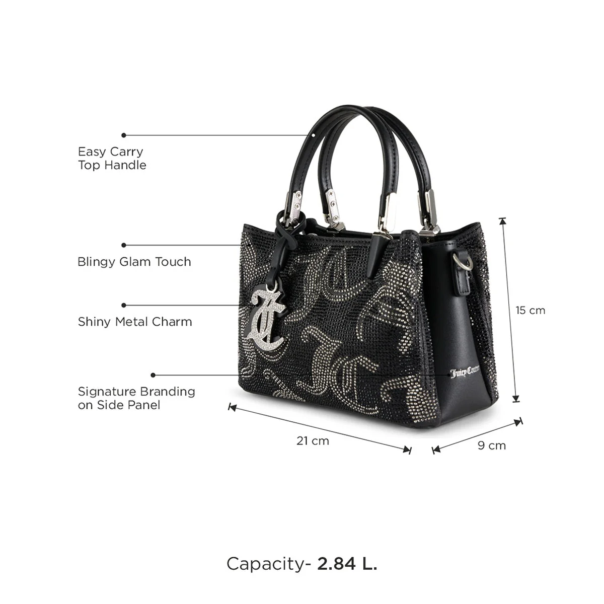 Juicy Couture Donetta Womens Satchel - Image 3