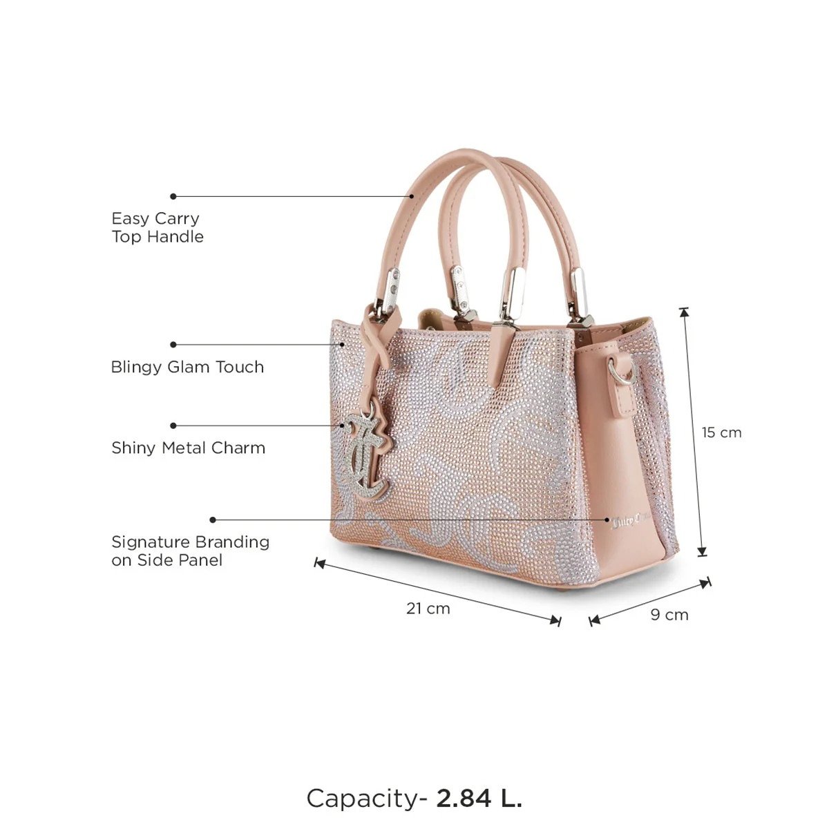 Juicy Couture Donetta Womens Satchel - Image 3
