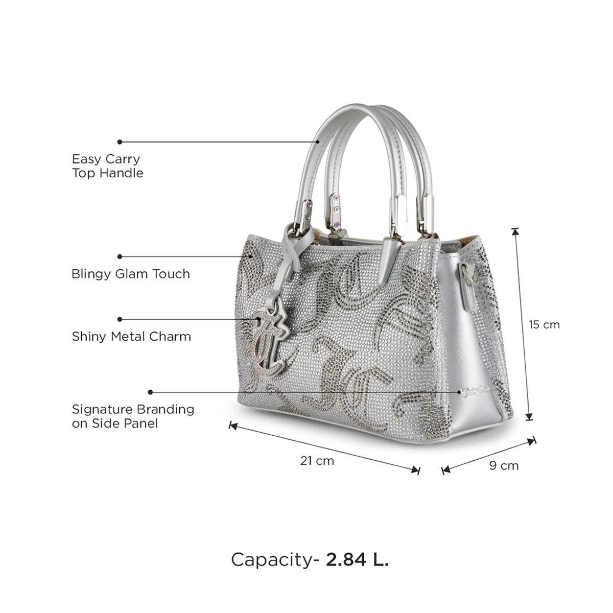 Juicy Couture Donetta Womens Satchel - Image 3