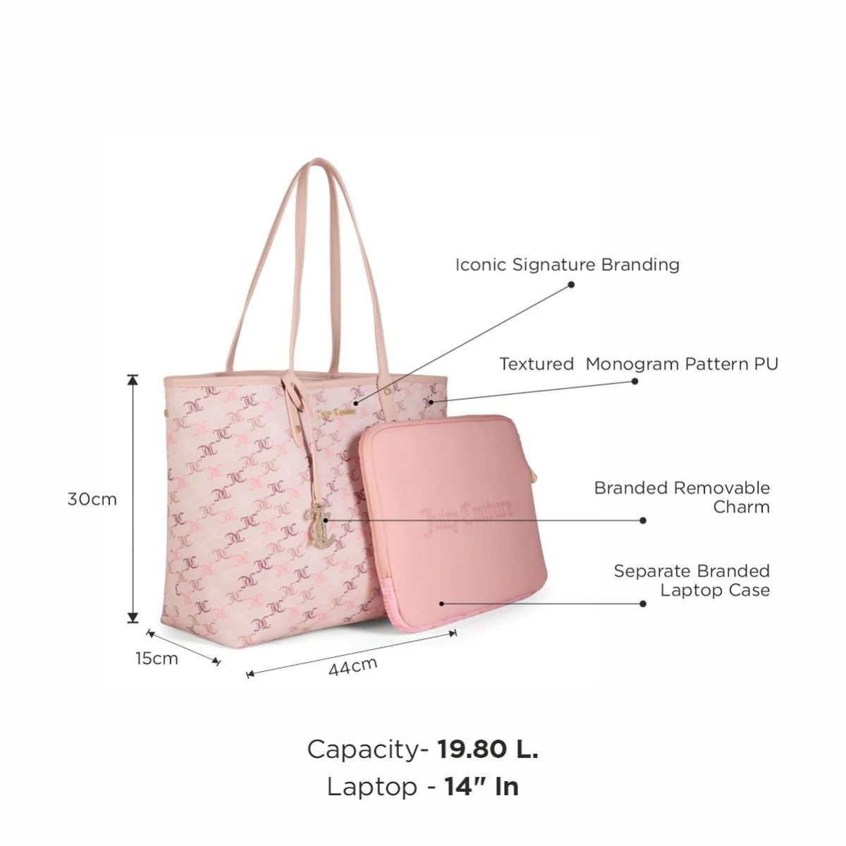 Juicy Couture Elda Womens Tote - Image 3