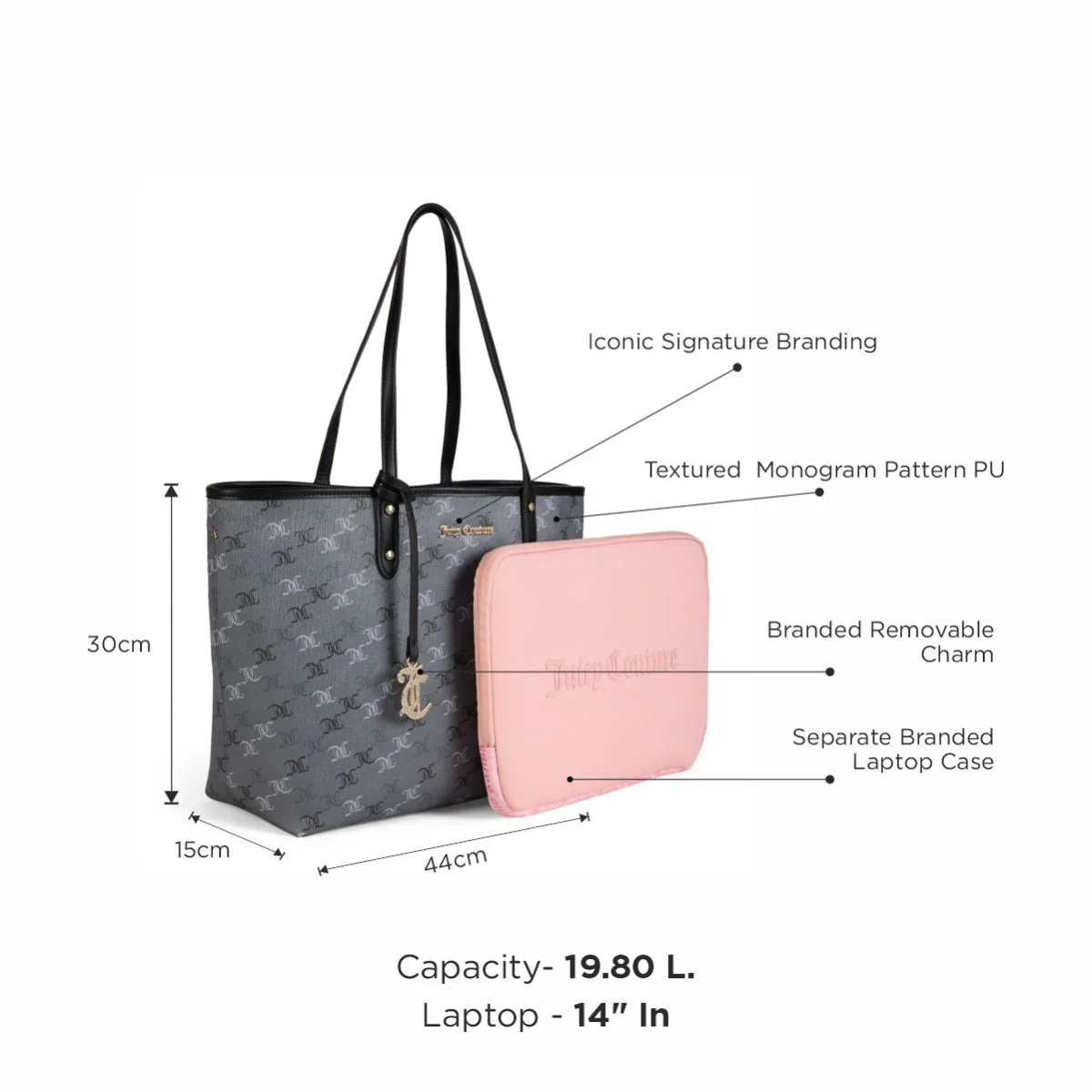 Juicy Couture Elda Womens Tote - Image 3
