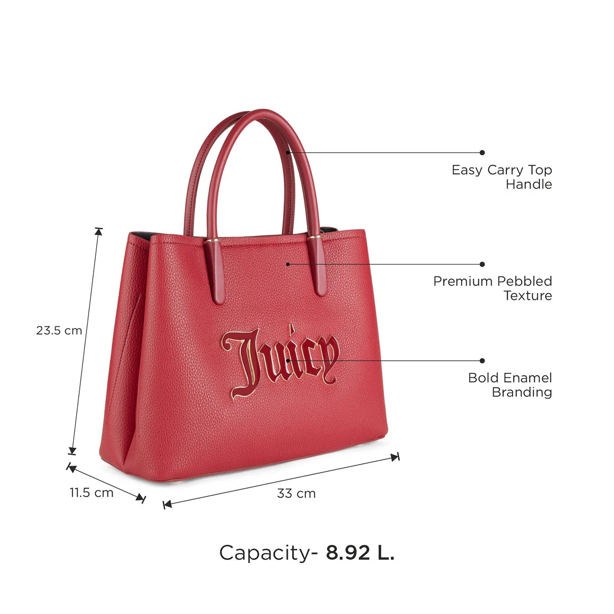 Juicy Couture Geanna Womens Satchel - Image 3