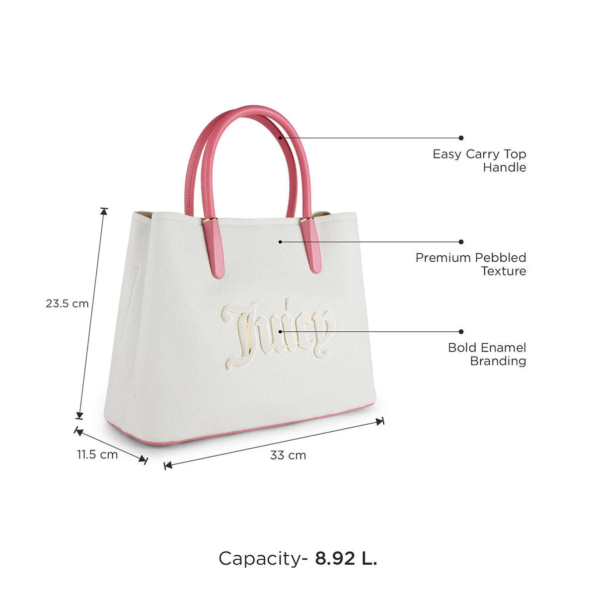 Juicy Couture Geanna Womens Satchel - Image 3