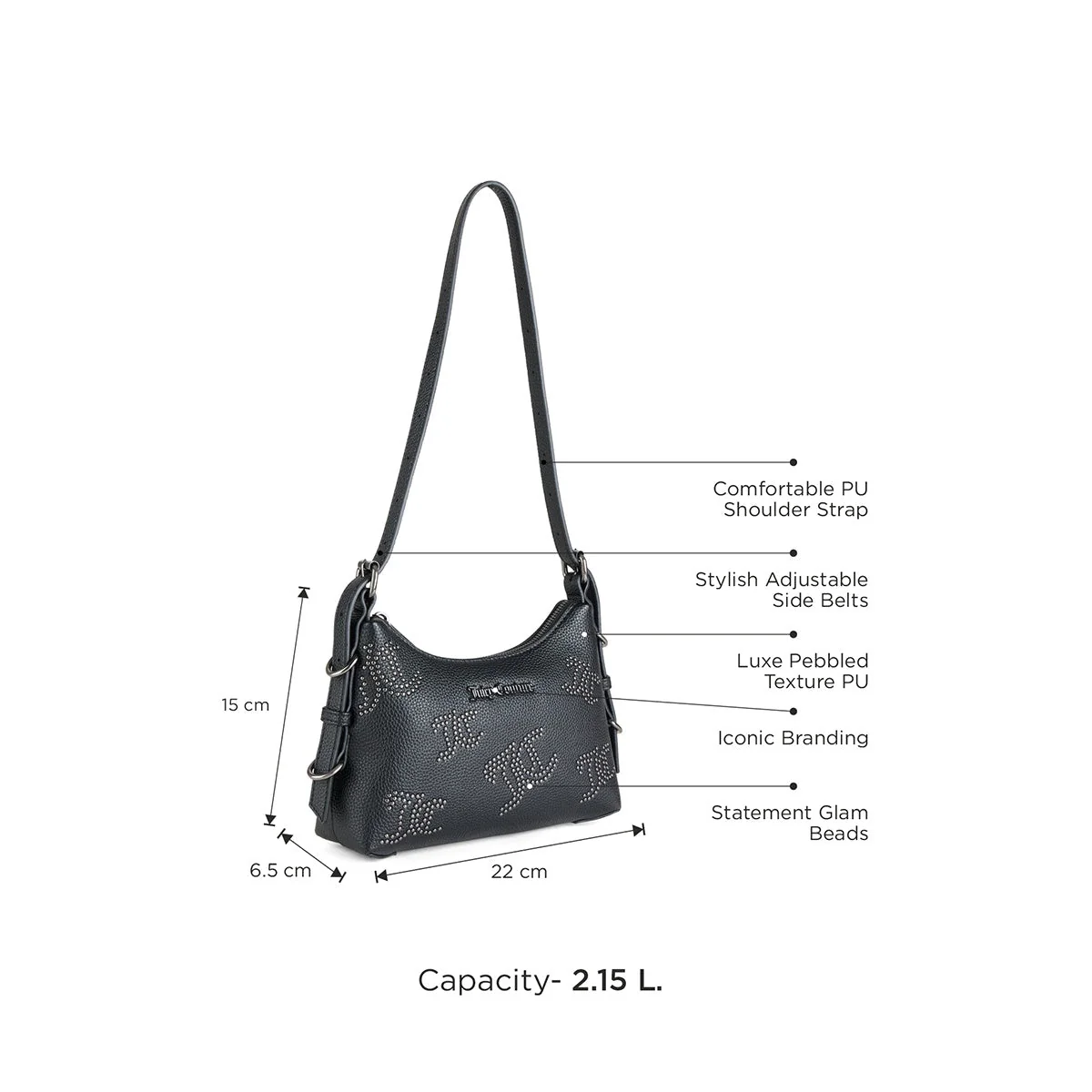 Juicy Couture Gioia Womens Shoulder Bag - Image 3