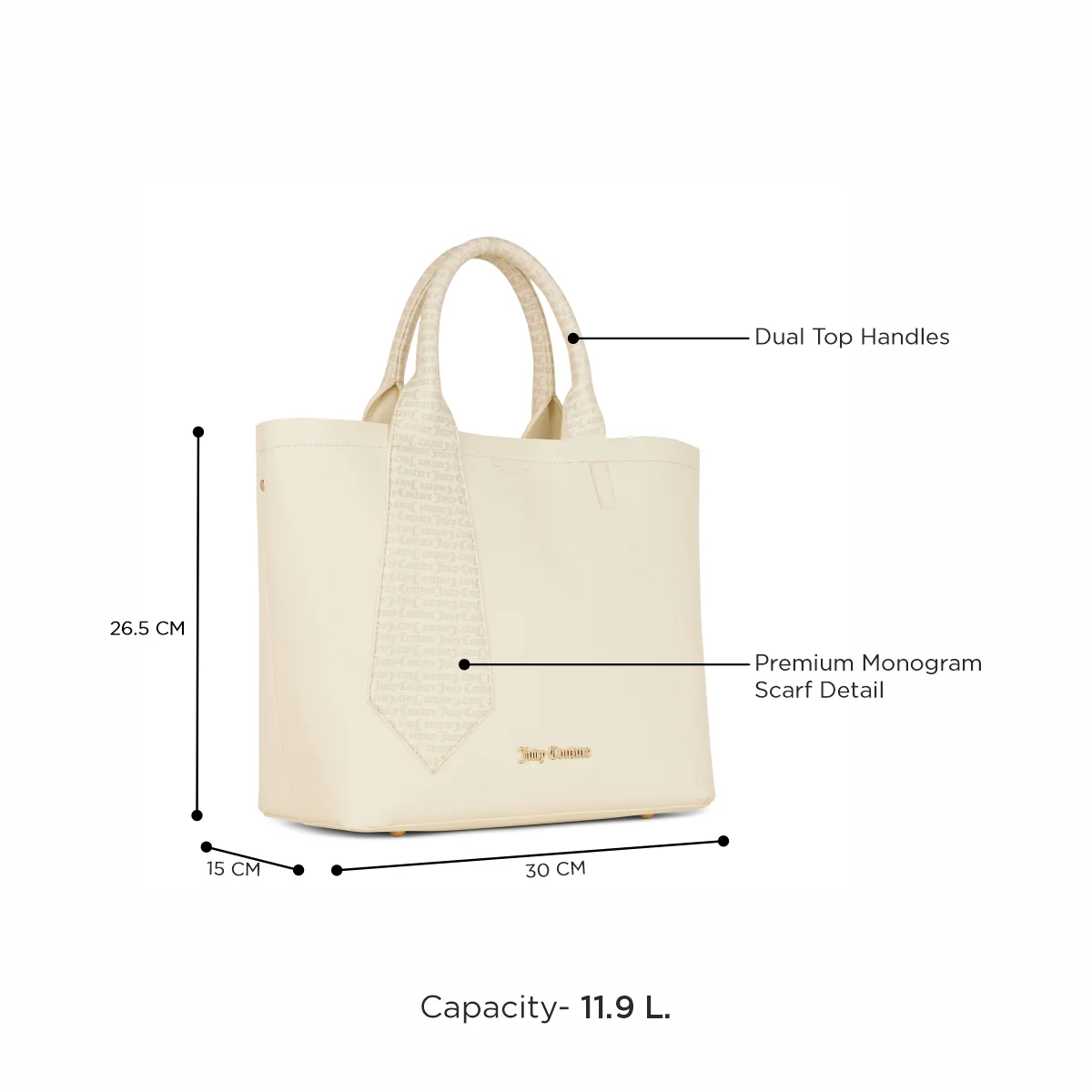Juicy Couture Handle with Flair Bucket Tote - Image 3