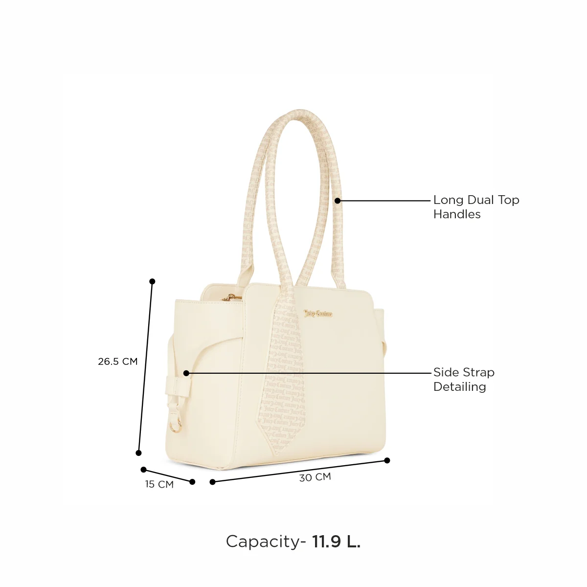 Juicy Couture Handle with Flair Structured Tote - Image 2