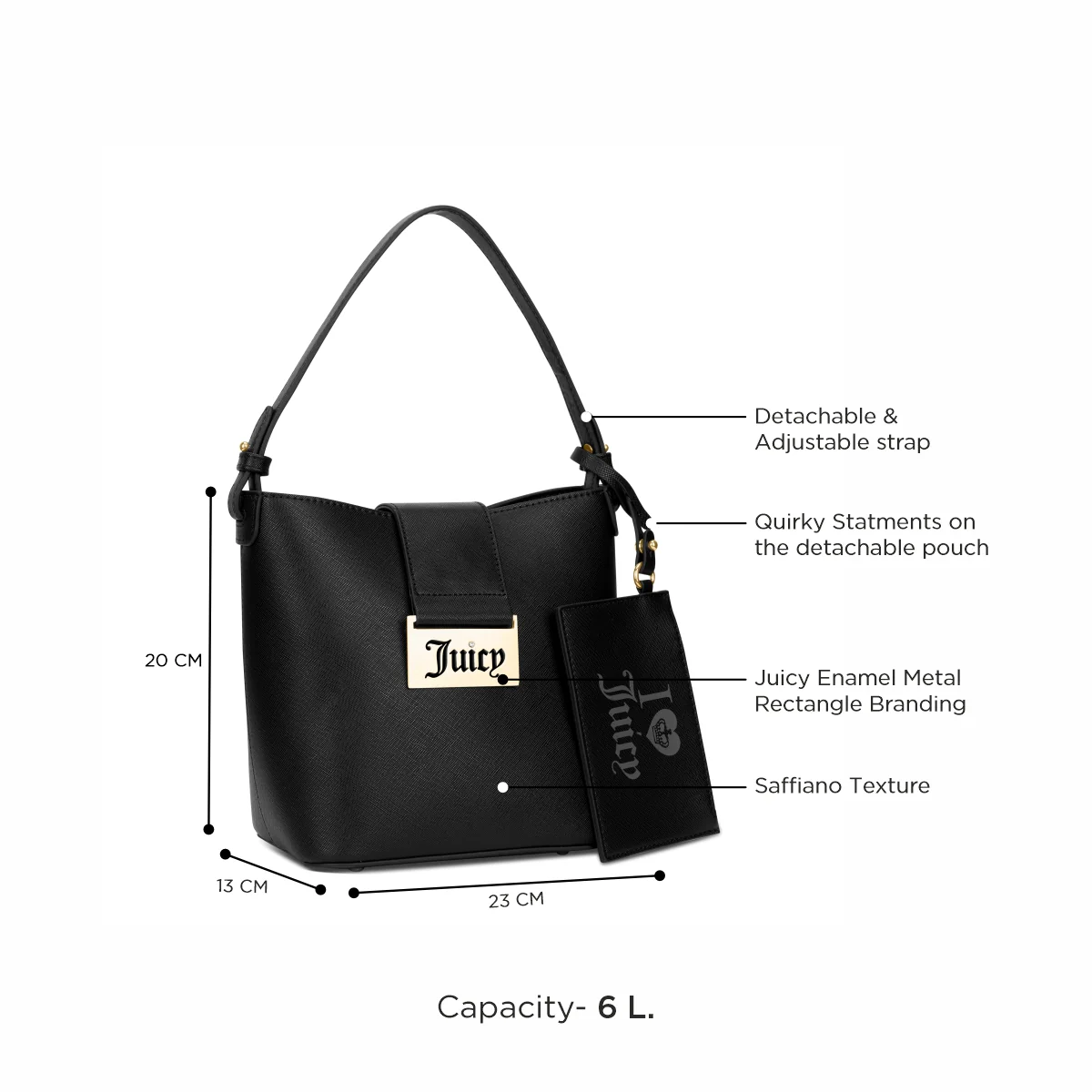Juicy Couture L'Aura Trove Women's Bucket Tote - Image 4