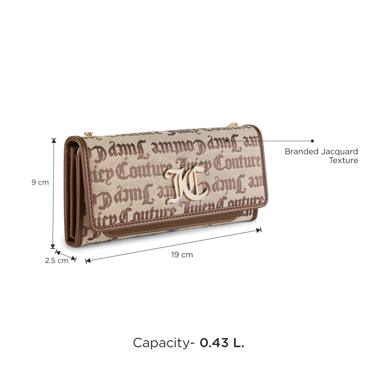 Juicy Couture Lilla Womens Flap Wallet - Image 4