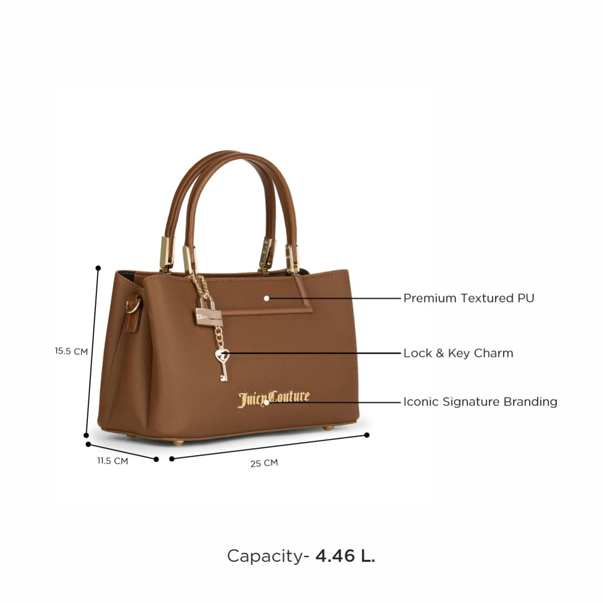 Juicy Couture Lock & Key Women's Satchel - Image 4