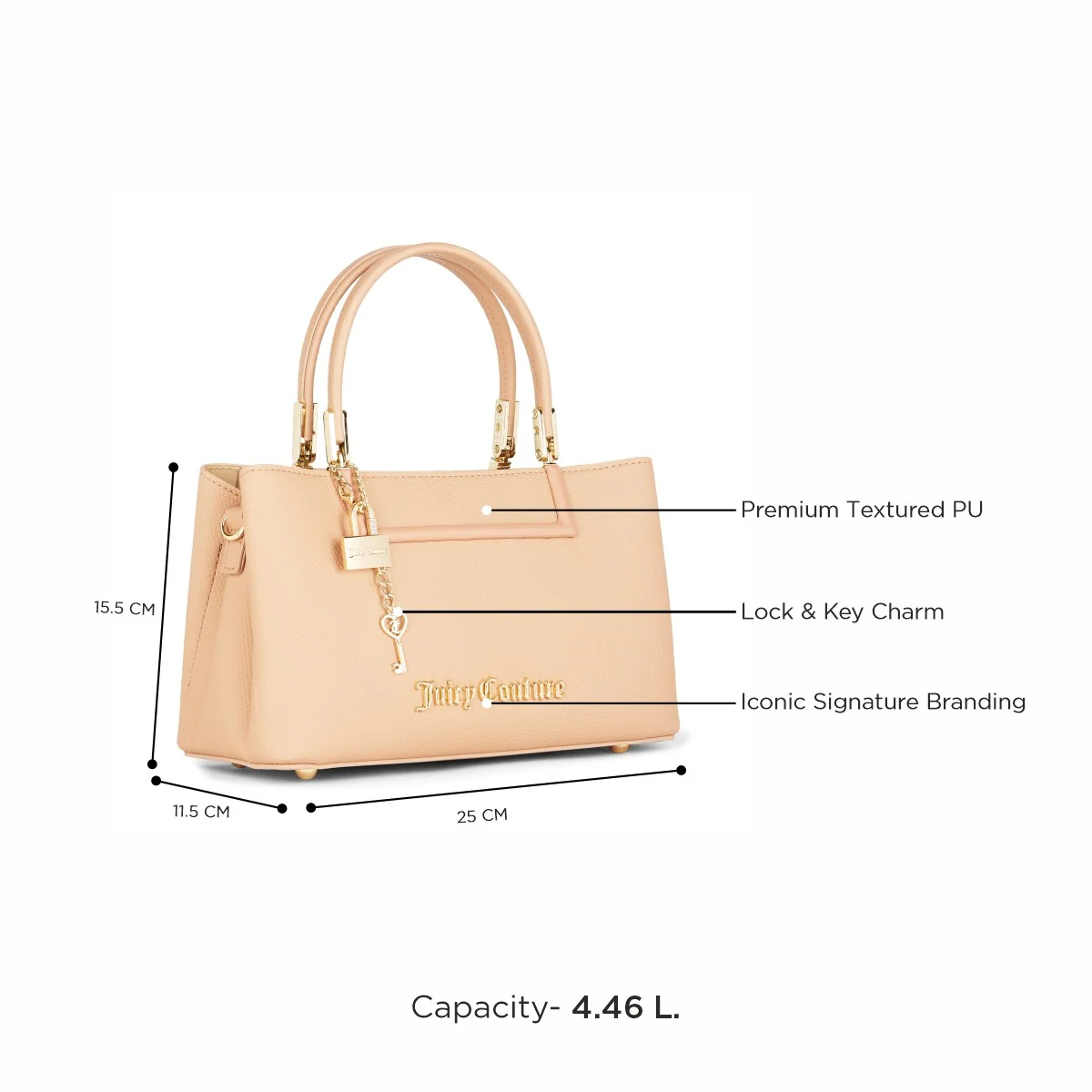 Juicy Couture Lock & Key Women's Satchel - Image 4
