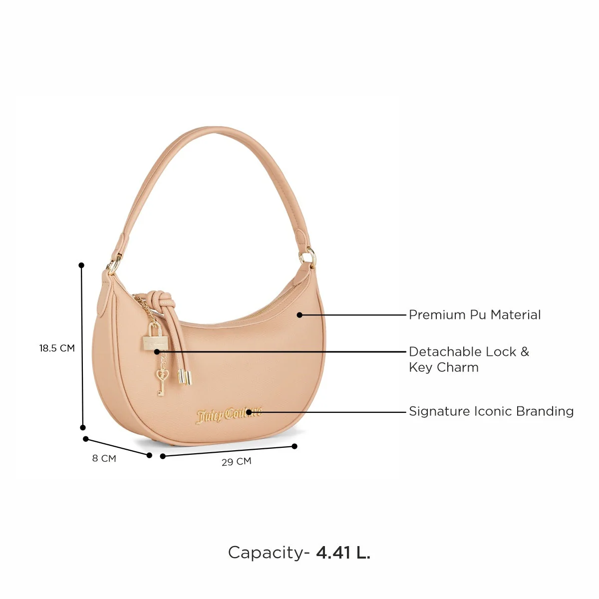Juicy Couture Lock & Key Women's Hobo - Image 3