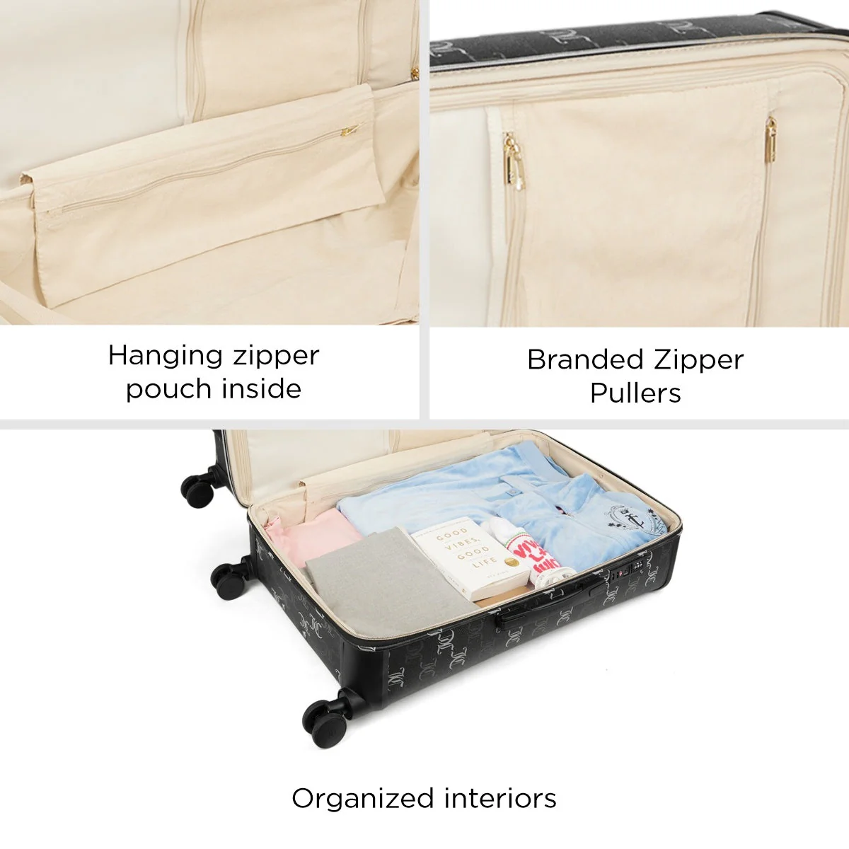 Juicy Couture Monoglam Hybrid Luggage - Image 7