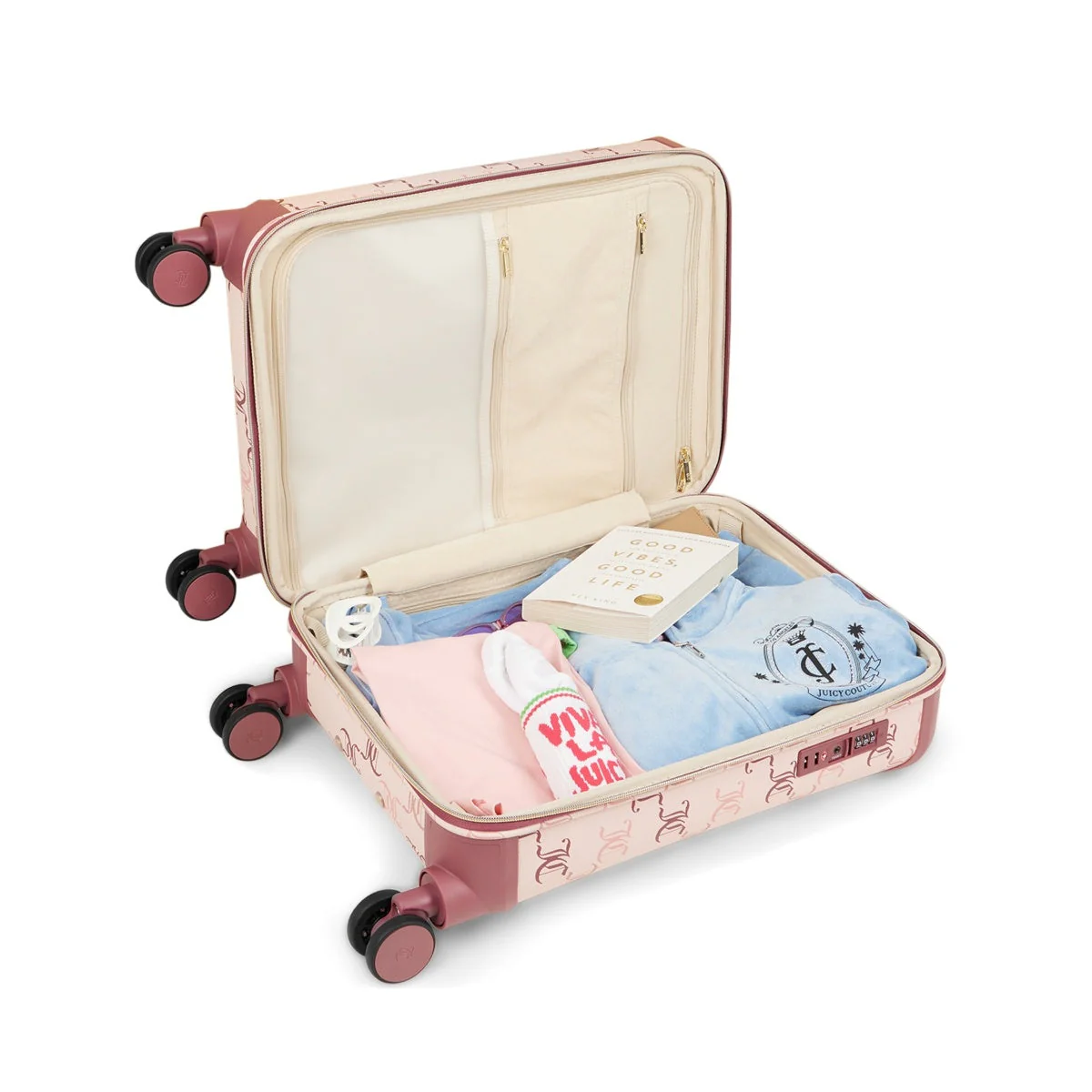 Juicy Couture Monoglam Hybrid Luggage - Image 8