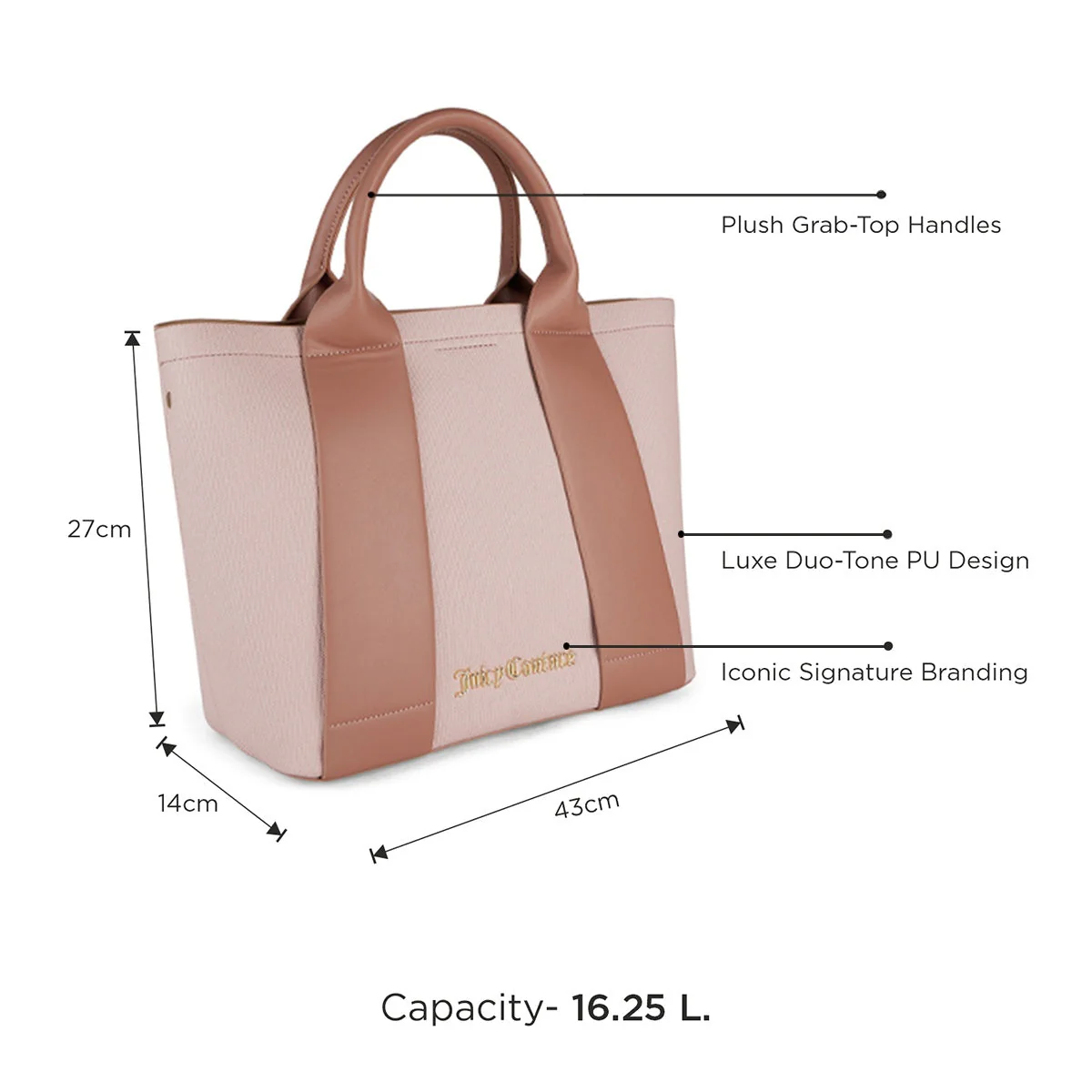 Juicy Couture Perla Womens Tote - Image 3