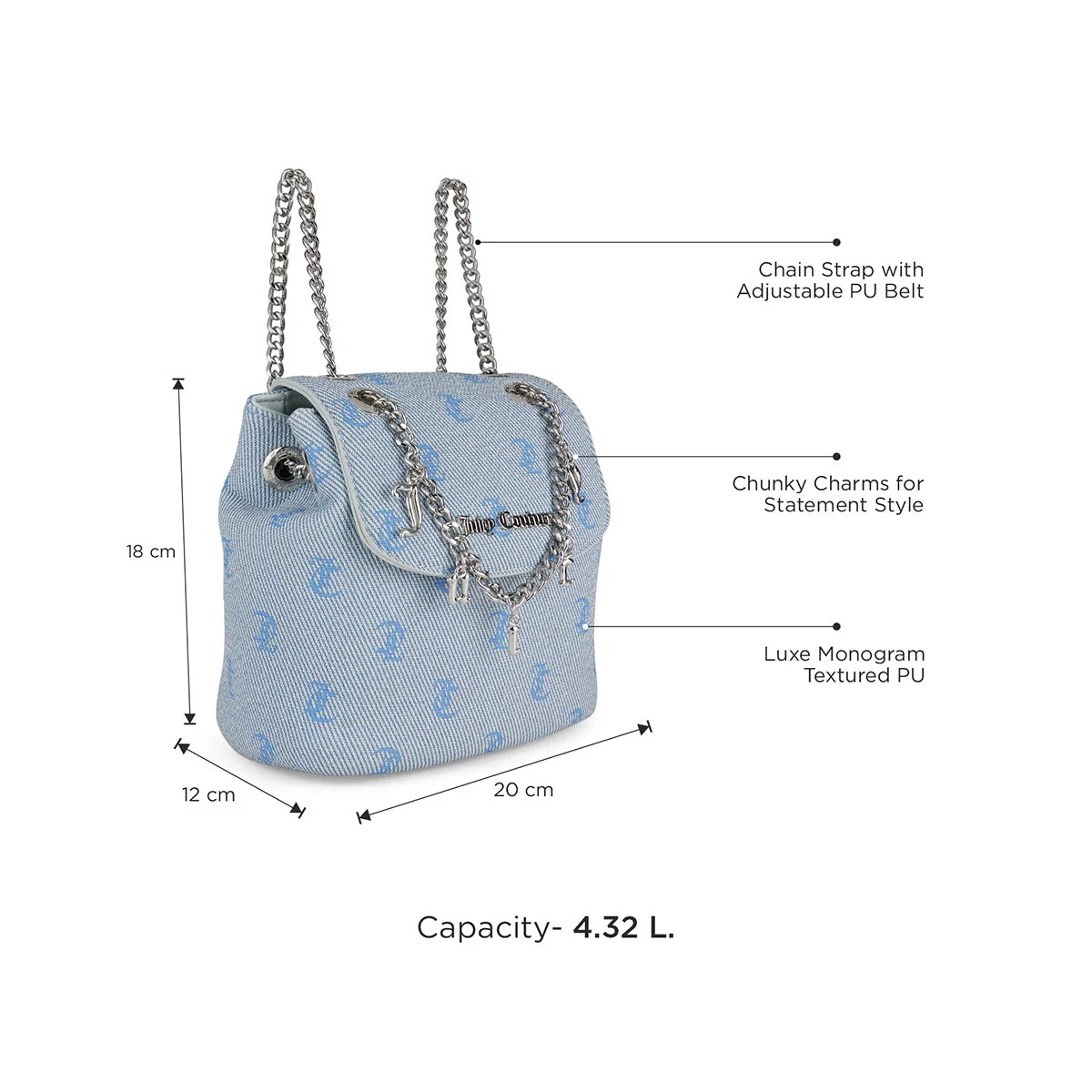 Juicy Couture Raneta Womens Backpack - Image 3