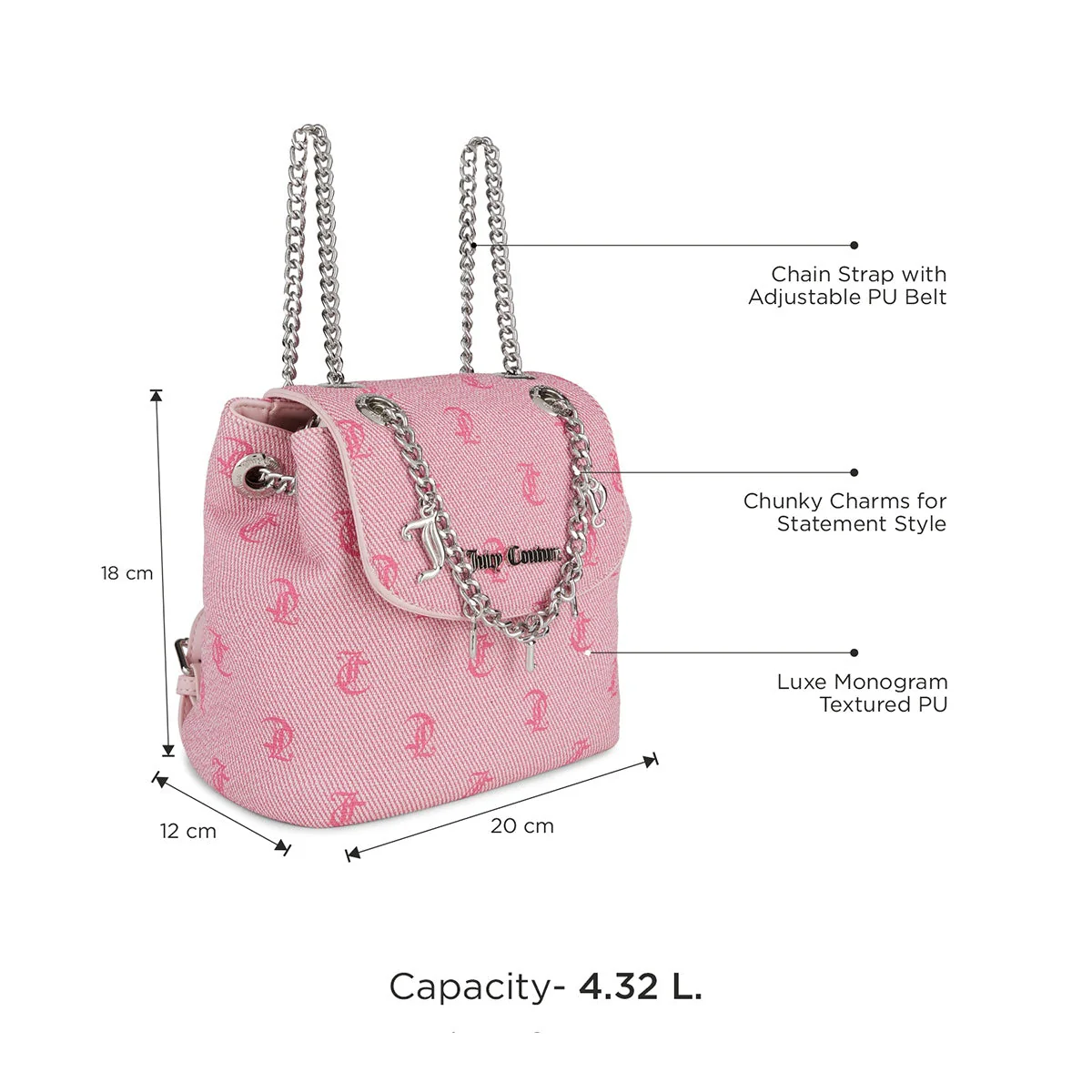 Juicy Couture Raneta Womens Backpack - Image 3